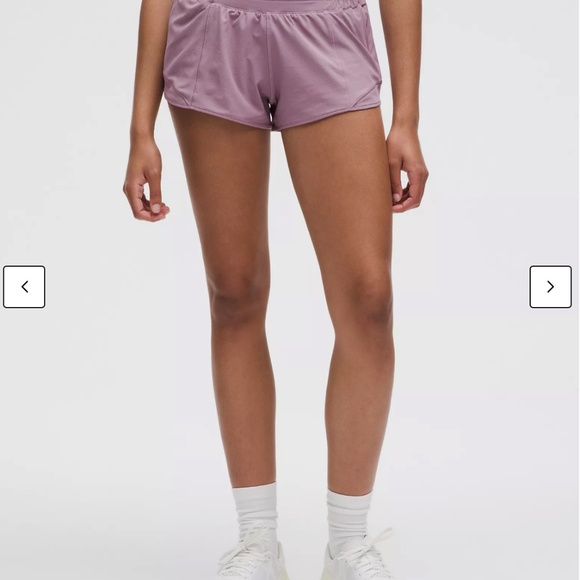Lululemon Hotty Hot Short 4” Lined Pink Regular Rise Size 10 Tall - Picture 1 of 3